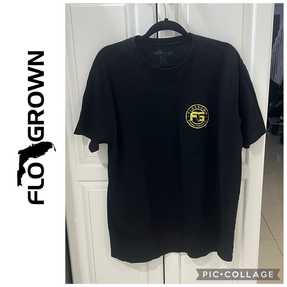 Flogrown Short-Sleeve men’s black T-Shirt size XL